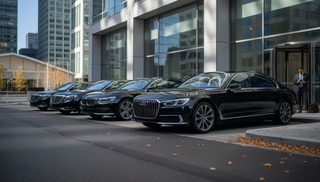 Luxury chauffeur service Birmingham Mercedes S Class