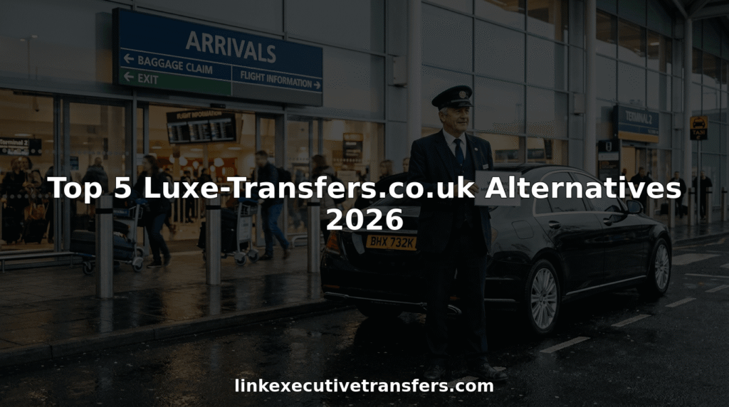 Chauffeur awaits client at airport with Mercedes