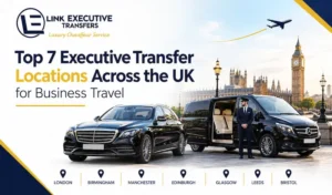 Executive chauffeur transfer in Birmingham for UK business travel