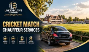Cricket Match Chauffeur Services with Luxury Mercedes at Cricket Stadium