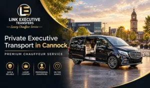 Private executive transport in Cannock with luxury chauffeur service