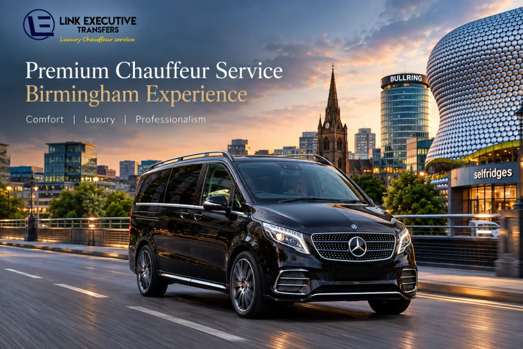 Best Chauffeur Service in Birmingham Link vs National Executive Transfers 1 Premium Chauffeur Service Birmingham Experience