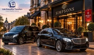 Birmingham to London shopping trip by chauffeur service with luxury Mercedes-Benz
