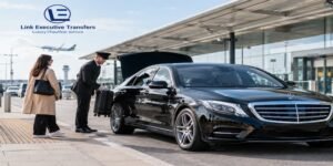 Mercedes-Benz S-Class meeting a traveller at Bristol Airport to Birmingham Chauffeur